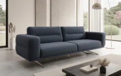 Designer Sofa Torino 3 Sitzer in Bouclé