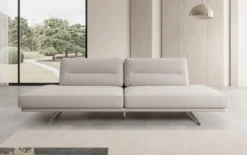 Designer Sofa Torino 3 Sitzer Open in Bouclé