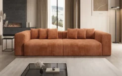 Designer Sofa Tully 3 Sitzer in Cord