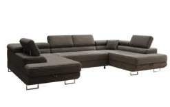 Designer Sofa Vigo mit Schlaf - und Klappfunktion in Cord