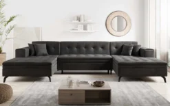 Designer Sofa Vivana mit Schlaffunktion