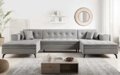 Designer Sofa Vivana mit Schlaffunktion
