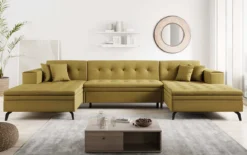 Designer Sofa Vivana mit Schlaffunktion