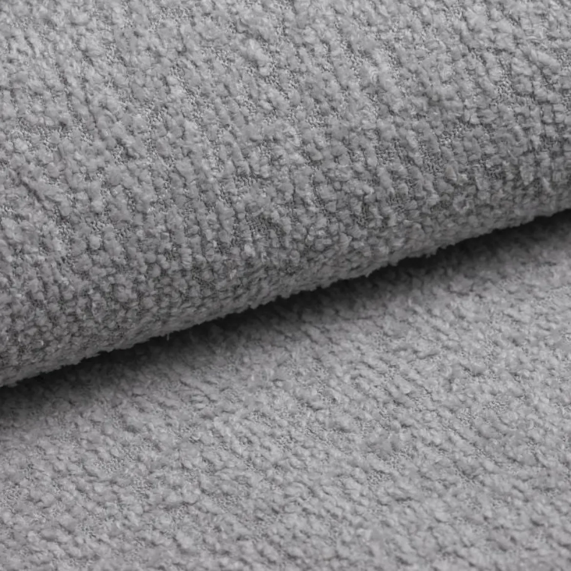 Designer Sofa Wohnlandschaft Torino U in Bouclé