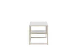 Designer TV-Lowboard Arvigo – Beige/Schwarz, Matt, aus Stahl