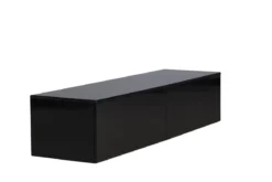 Designer TV-Lowboard Noirra – Schwebendes Design in Schwarz