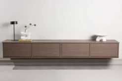 Designer TV-Lowboard Taverno – Warmes Holzdesign mit Stauraum