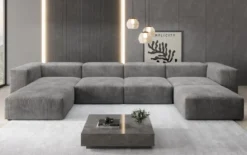 Designer U Sofa Snug in Cord