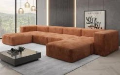 Designer U Sofa Snug in Cord