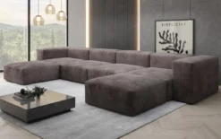 Designer U Sofa Snug in Cord