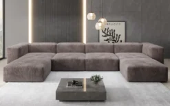 Designer U Sofa Snug in Cord