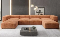 Designer U Sofa Snug in Cord