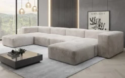 Designer U Sofa Snug in Cord
