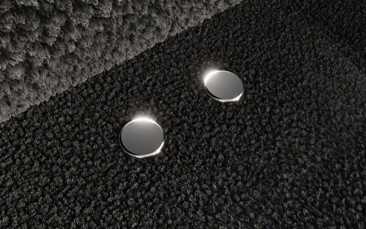 Designer U Sofa Sydney Bouclé mit elektrischer Schlaffunktion