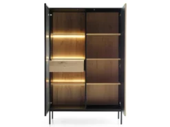 Designer Vitrine Nayra II inkl. LED