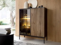 Designer Vitrine Nayra inkl. LED