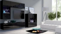 Designer Wohnwand Miro mit LED