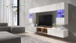 Designer Wohnwand Picasso mit LED