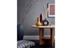 Designvase „Terra Skulpt“ – Vase aus braunem Steingut