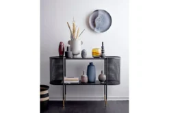 Designvase „Terra Skulpt“ – Vase aus braunem Steingut