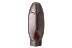 Designvase „Terra Skulpt“ – Vase aus braunem Steingut
