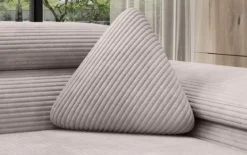 Dreieckiges Zierkissen Nook aus Cord