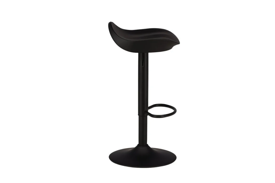 2er Set - Barhocker Adoro in Schwarz aus Metall