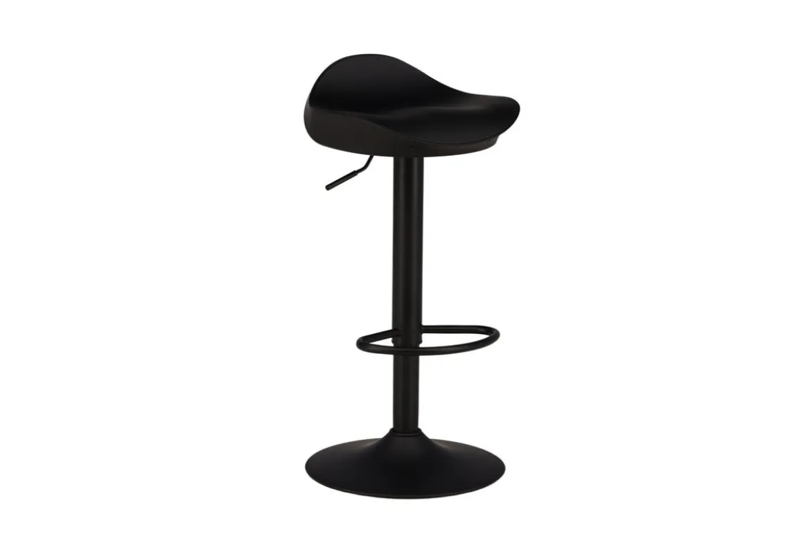2er Set - Barhocker Adoro in Schwarz aus Metall