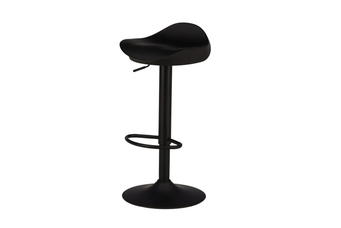 2er Set - Barhocker Adoro in Schwarz aus Metall