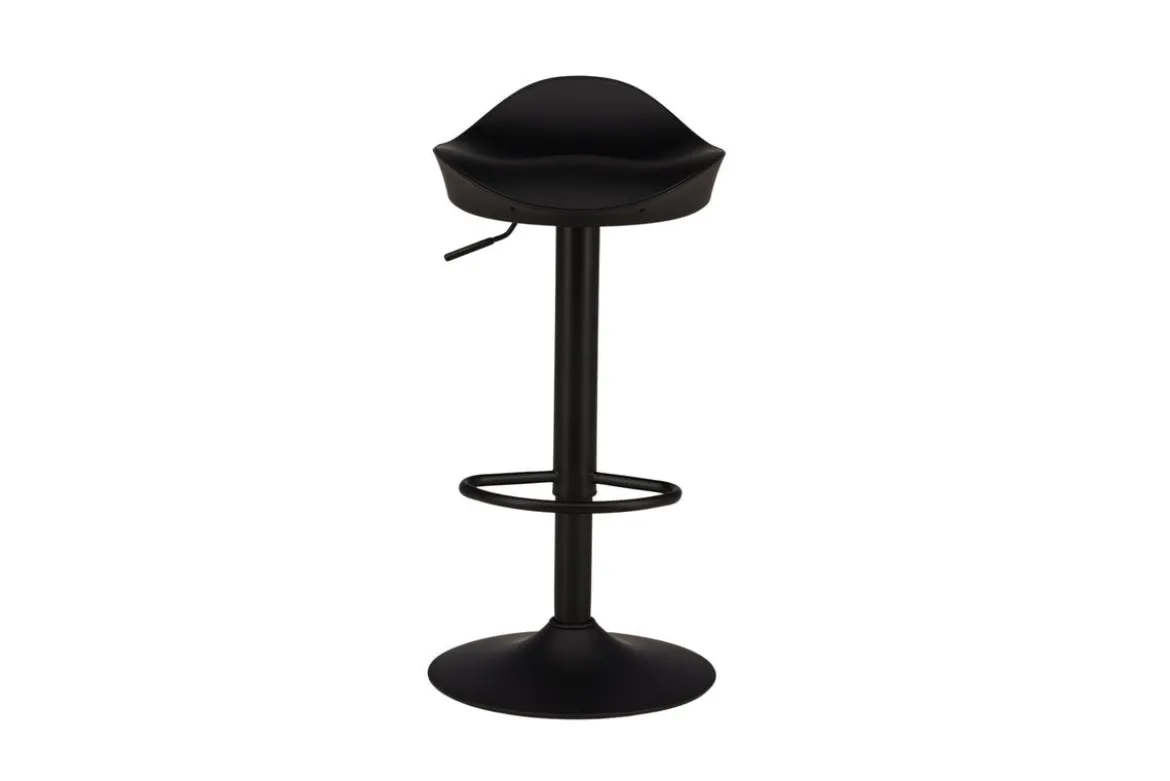 2er Set - Barhocker Adoro in Schwarz aus Metall