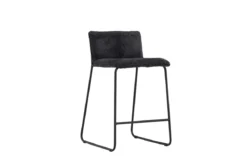 2er Set - Barhocker Bombay mit Bouclé-Sitz
