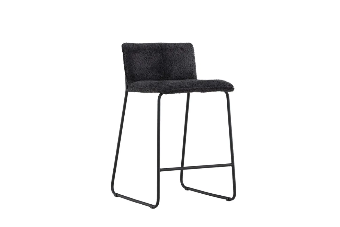 2er Set - Barhocker Bombay mit Bouclé-Sitz