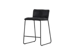 2er Set - Barhocker Bombay mit Bouclé-Sitz