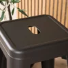 4er Set - Barhocker Inzersdorf - Robust aus Stahl in 2 Farben