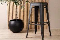 4er Set - Barhocker Inzersdorf - Robust aus Stahl in 2 Farben