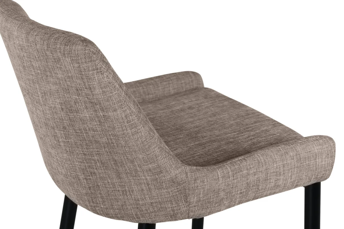 2er Set - Barhocker Leonardo in Samt Schwarz oder Beige
