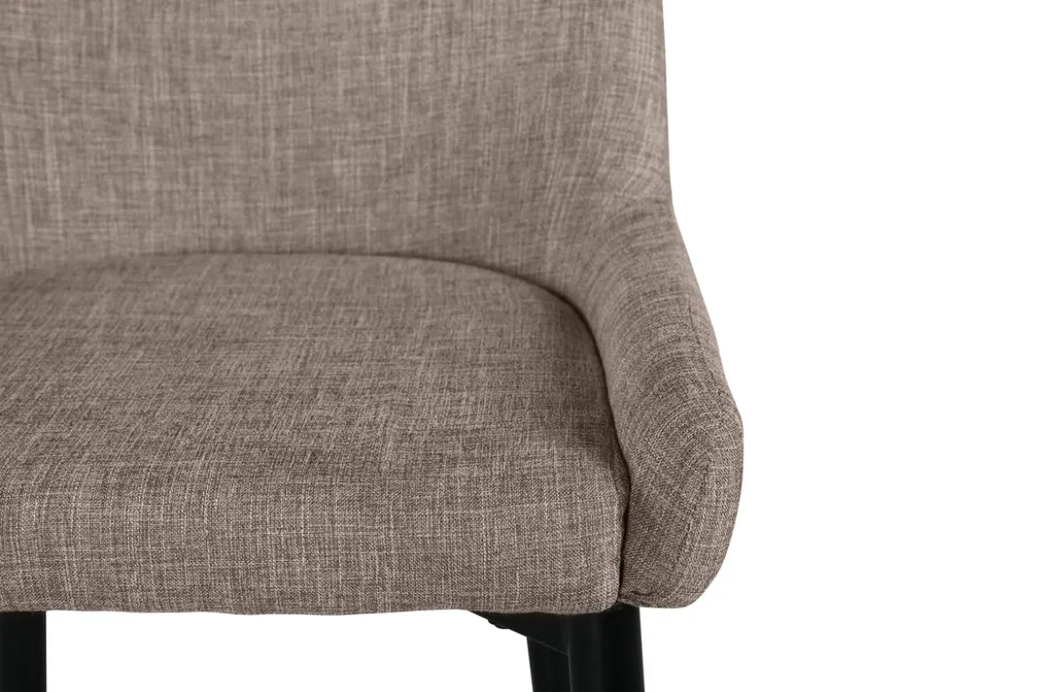 2er Set - Barhocker Leonardo in Samt Schwarz oder Beige