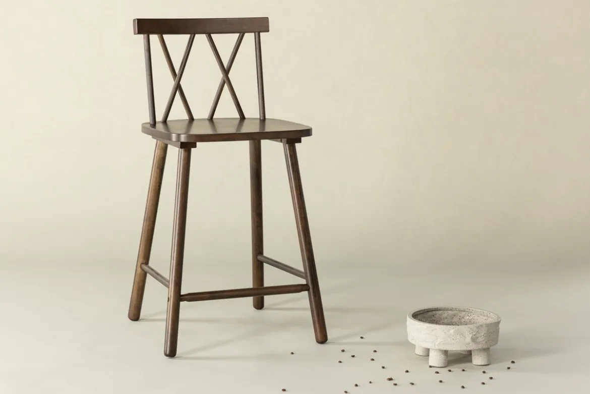 2er Set - Barhocker Möllner schlankes und stilvolles Design in 3 Farben