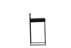2er Set - Barhocker Ophelia mit schwarzem Samt