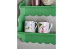 2er Set Becher Luni – gefertigt aus Steingut mit floralen Motiven