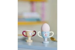 2er Set Eierbecher – Bunt, aus Steingut