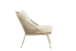 2er Set - Garten Loungesessel Orlina in Beige