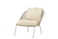 2er Set - Garten Loungesessel Orlina in Beige
