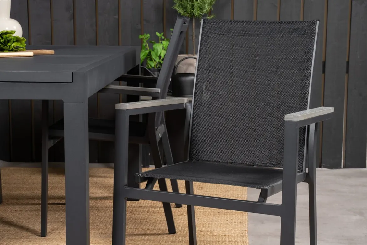 2er Set - Gartenstuhl Andreas aus Textilene/Aluminium