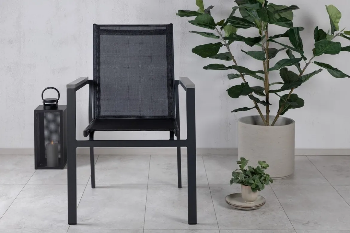 2er Set - Gartenstuhl Andreas aus Textilene/Aluminium