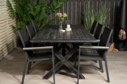 2er Set - Gartenstuhl Andreas aus Textilene/Aluminium