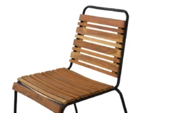 2er Set - Gartenstuhl Bali aus Akazie/Metall