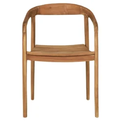 2er Set - Gartenstuhl Bali aus Teakholz