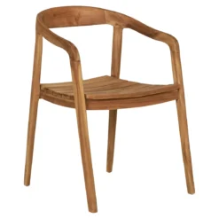 2er Set - Gartenstuhl Bali aus Teakholz
