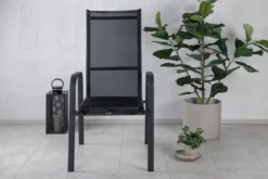 2er Set - Gartenstuhl Bossa aus Textilene/Aluminium